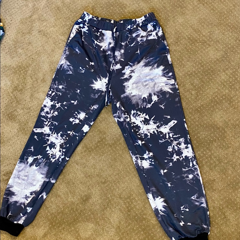 Tie dye thin sweatpants